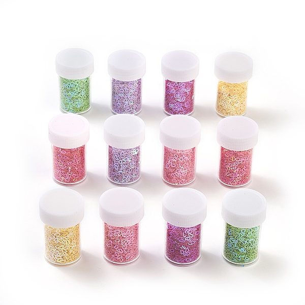 PandaHall Plastic Paillette Beads, Sequins Beads, Heart, Mixed Color, 3x4x0.2mm, 6colours/set, 12bottles/set Plastic Heart Multicolor
PandaHall Plastic Paillette Beads, Sequins Beads, Heart, Mixed Color, 3x4x0.2mm, 6colours/set, 12bottles/set Plastic Heart Multicolor
