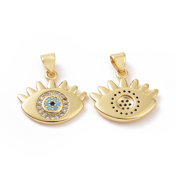 PandaHall Brass Micro Pave Cubic Zirconia Pendants, Evil Eye Charm, Golden, 21x19x2.5mm, Hole: 5x3mm Brass+Cubic Zirconia Evil Eye
PandaHall Brass Micro Pave Cubic Zirconia Pendants, Evil Eye Charm, Golden, 21x19x2.5mm, Hole: 5x3mm Brass+Cubic Zirconia Evil Eye