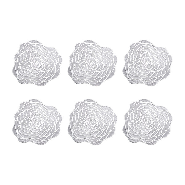 PandaHall Hollow Rose PVC Hot Pads Holders, for Cooking and Baking Mat, White, 370x370x1mm Plastic Flower White
PandaHall Hollow Rose PVC Hot Pads Holders, for Cooking and Baking Mat, White, 370x370x1mm Plastic Flower White