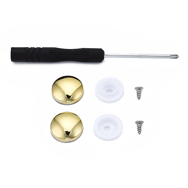 PandaHall DIY Clothing Button Accessories Set, 6Pcs Stainless Steel Craft Solid Screw Rivet, with Plastic, 1Pc Iron Cross Head Screwdriver...
PandaHall DIY Clothing Button Accessories Set, 6Pcs Stainless Steel Craft Solid Screw Rivet, with Plastic, 1Pc Iron Cross Head Screwdriver...