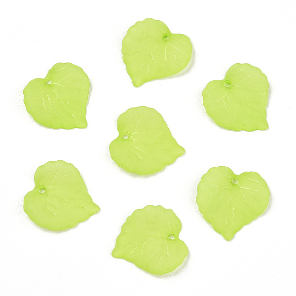 PandaHall Transparent Frosted Acrylic Leaf Charms, Yellow Green, 16x15x2.5mm, Hole: 1.4mm Acrylic Leaf
PandaHall Transparent Frosted Acrylic Leaf Charms, Yellow Green, 16x15x2.5mm, Hole: 1.4mm Acrylic Leaf