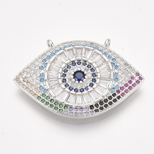 PandaHall Brass Micro Pave Cubic Zirconia Pendants, Eye, Colorful, Platinum, 21.5x32x3mm, Hole: 1.2mm Brass+Cubic Zirconia Eye
PandaHall Brass Micro Pave Cubic Zirconia Pendants, Eye, Colorful, Platinum, 21.5x32x3mm, Hole: 1.2mm Brass+Cubic Zirconia Eye