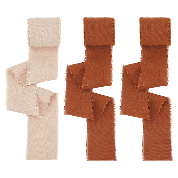 PandaHall 3 Rolls 3 Colors Cotton Ribbon, 1-5/8 Inch×5.47 Yards Handmade Frayed Ribbons Frayed Fringe Fabric Ribbons Cotton Raw Edge Ribbon..., Brown
PandaHall 3 Rolls 3 Colors Cotton Ribbon, 1-5/8 Inch×5.47 Yards Handmade Frayed Ribbons Frayed Fringe Fabric Ribbons Cotton Raw Edge Ribbon..., Brown
