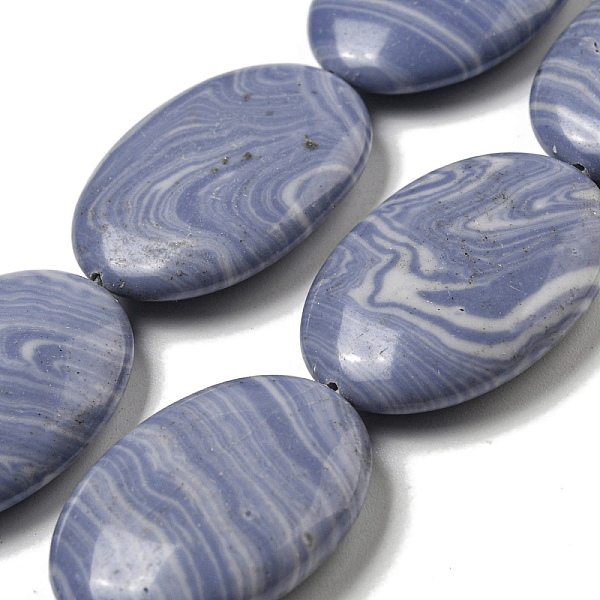 PandaHall Synthetic Blue Lace Agate Beads Strands, Flat Oval, 24.5~25x18x5.5~6mm, Hole: 0.8mm, about 16pcs/strand, 15.83''(40.2cm) Blue Lace...
PandaHall Synthetic Blue Lace Agate Beads Strands, Flat Oval, 24.5~25x18x5.5~6mm, Hole: 0.8mm, about 16pcs/strand, 15.83''(40.2cm) Blue Lace...