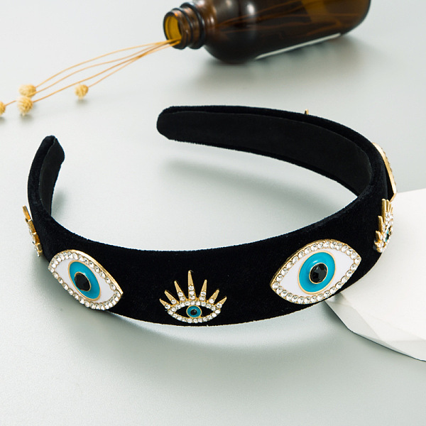 PandaHall Retro Rhinestone Enamel Evil Eye Hair Bands, Wide Cloth Hair Hoop, Hair Accessories for Women Girls, Evil Eye, 130x150x22mm Cloth...
PandaHall Retro Rhinestone Enamel Evil Eye Hair Bands, Wide Cloth Hair Hoop, Hair Accessories for Women Girls, Evil Eye, 130x150x22mm Cloth...