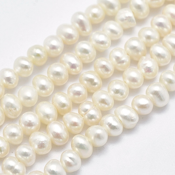 PandaHall Natural Cultured Freshwater Pearl Beads Strands, Potato, Beige, 3~4mm, Hole: 0.8mm, about 128pcs/strand, 15.3 inch(39cm) Pearl..., Yellow
PandaHall Natural Cultured Freshwater Pearl Beads Strands, Potato, Beige, 3~4mm, Hole: 0.8mm, about 128pcs/strand, 15.3 inch(39cm) Pearl..., Yellow