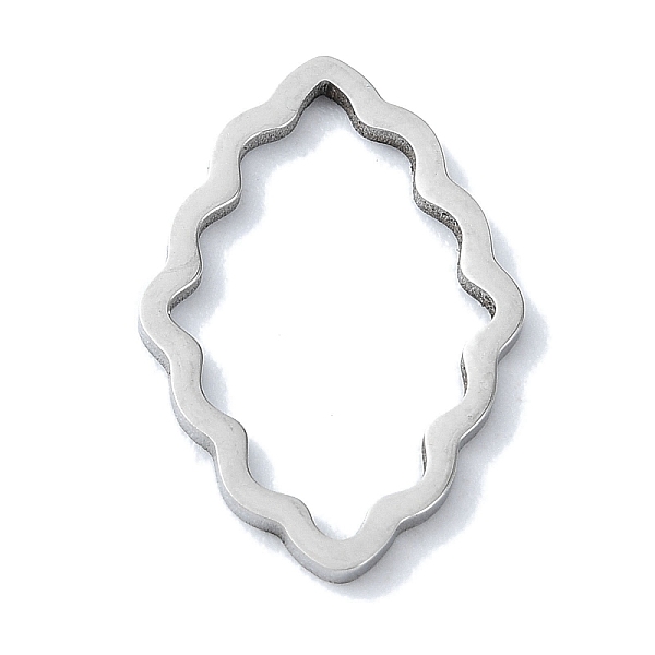 PandaHall 304 Stainless Steel Linking Rings, Rhombus, Stainless Steel Color, 17.5x12x1mm 304 Stainless Steel Rhombus
PandaHall 304 Stainless Steel Linking Rings, Rhombus, Stainless Steel Color, 17.5x12x1mm 304 Stainless Steel Rhombus