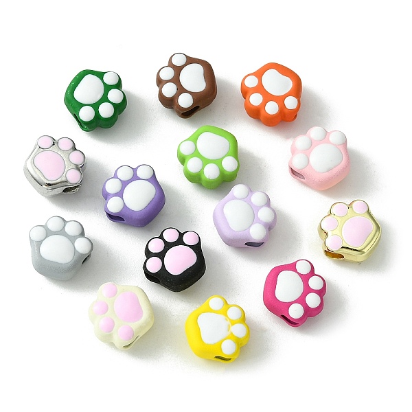 PandaHall Alloy Enamel Beads, Cadmium Free & Nickel Free & Lead Free, Paw Print, Mixed Color, 9x10x6mm, Hole: 2.8mm, 30pcs/bag Alloy+Enamel..., Multicolor
PandaHall Alloy Enamel Beads, Cadmium Free & Nickel Free & Lead Free, Paw Print, Mixed Color, 9x10x6mm, Hole: 2.8mm, 30pcs/bag Alloy+Enamel..., Multicolor