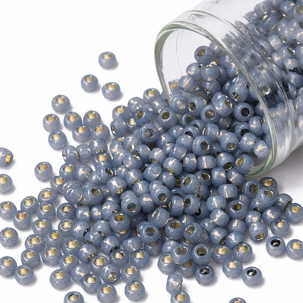 PandaHall TOHO Round Seed Beads, Japanese Seed Beads, (PF2102) PermaFinish Sapphire Opal Silver Lined, 8/0, 3mm, Hole: 1mm, about 220pcs/10g..., Blue
PandaHall TOHO Round Seed Beads, Japanese Seed Beads, (PF2102) PermaFinish Sapphire Opal Silver Lined, 8/0, 3mm, Hole: 1mm, about 220pcs/10g..., Blue