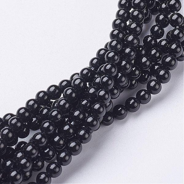 PandaHall Natural Black Onyx Round Beads Strands, Grade A, Dyed, 3mm, Hole: 0.5mm, about 118pcs/strand, 15 inch Black Onyx Round Black
PandaHall Natural Black Onyx Round Beads Strands, Grade A, Dyed, 3mm, Hole: 0.5mm, about 118pcs/strand, 15 inch Black Onyx Round Black