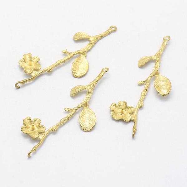 PandaHall Brass Peg Bails Pendants, For Half Drilled Beads, Lead Free & Cadmium Free & Nickel Free, Plum Blossom Branch, Raw(Unplated)...
PandaHall Brass Peg Bails Pendants, For Half Drilled Beads, Lead Free & Cadmium Free & Nickel Free, Plum Blossom Branch, Raw(Unplated)...