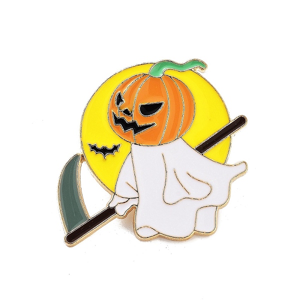 PandaHall Halloween Alloy Enamel Brooches, Golden Enamel Pins, Pumpkin, 32x33x2mm Alloy+Enamel Pumpkin
PandaHall Halloween Alloy Enamel Brooches, Golden Enamel Pins, Pumpkin, 32x33x2mm Alloy+Enamel Pumpkin