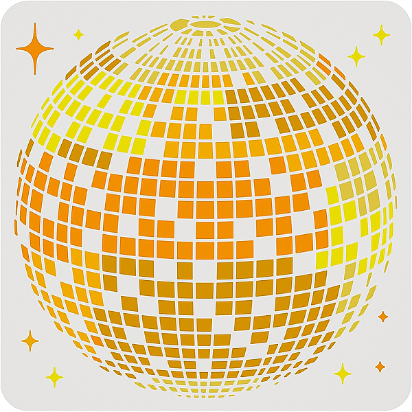 PandaHall BENECREAT Disco Ball Stencil, 30x30cm Dancing Party Shiny Ball PET Painting Templates Drawing Stencils for Scrapbooking, Floor..., White
PandaHall BENECREAT Disco Ball Stencil, 30x30cm Dancing Party Shiny Ball PET Painting Templates Drawing Stencils for Scrapbooking, Floor..., White