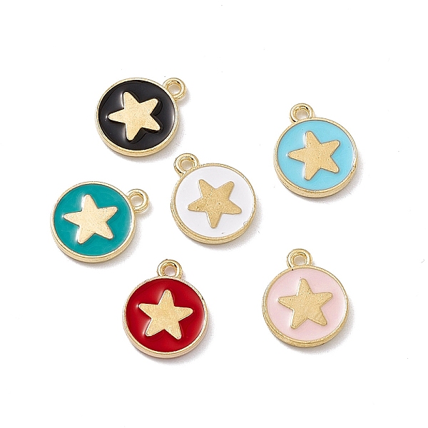 PandaHall Alloy Enamel Pendants, Light Gold, Flat Round with Heart Charm, Mixed Color, 16x13x2mm, Hole: 1.6mm Alloy+Enamel Flat Round..., Multicolor
PandaHall Alloy Enamel Pendants, Light Gold, Flat Round with Heart Charm, Mixed Color, 16x13x2mm, Hole: 1.6mm Alloy+Enamel Flat Round..., Multicolor