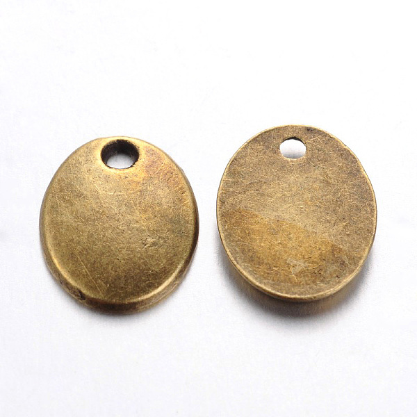 PandaHall Tibetan Style Alloy Stamping Blank Tag Charms Pendants, Oval, Cadmium Free & Nickel Free & Lead Free, Antique Bronze, 10x8x1.5mm...
PandaHall Tibetan Style Alloy Stamping Blank Tag Charms Pendants, Oval, Cadmium Free & Nickel Free & Lead Free, Antique Bronze, 10x8x1.5mm...