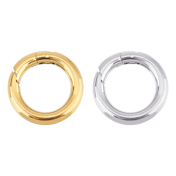 PandaHall UNICRAFTALE 2Pcs 2 Colors Spring Keyring 304 Stainless Steel Spring Gate Rings Inner Diameter 13mm Keyring Buckle Ion Plating(IP)...
PandaHall UNICRAFTALE 2Pcs 2 Colors Spring Keyring 304 Stainless Steel Spring Gate Rings Inner Diameter 13mm Keyring Buckle Ion Plating(IP)...