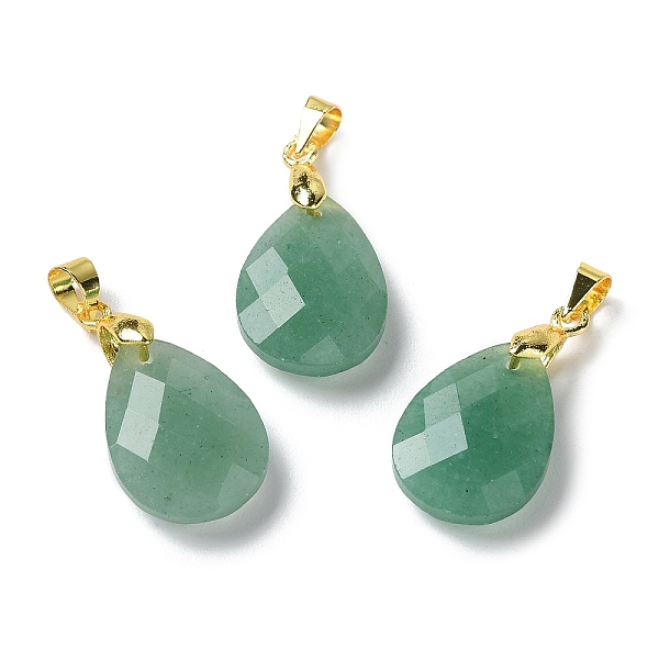 PandaHall Natural Green Aventurine Pendants, Teardrop Charms, Faceted, with Ion Plating(IP) Golden Plated Brass Findings, 18x13x6mm, Hole...
PandaHall Natural Green Aventurine Pendants, Teardrop Charms, Faceted, with Ion Plating(IP) Golden Plated Brass Findings, 18x13x6mm, Hole...