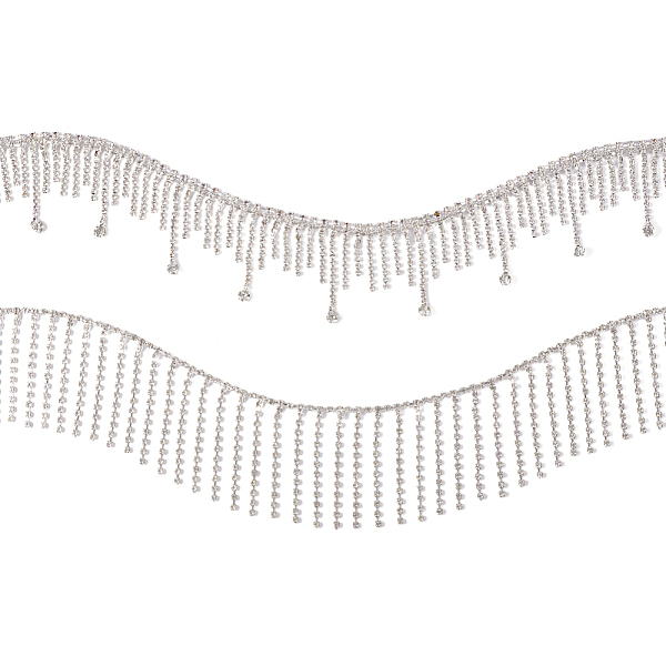 PandaHall 2 Yrads 2 Style Iron with Glass Cup Chain, Tassel Strass Chains, Unwelded, with Card Paper, for Costume Making, Clear, 47~50x3~4mm...
PandaHall 2 Yrads 2 Style Iron with Glass Cup Chain, Tassel Strass Chains, Unwelded, with Card Paper, for Costume Making, Clear, 47~50x3~4mm...