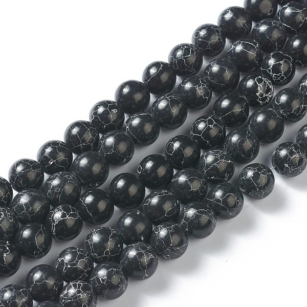PandaHall Synthetic Turquoise Beads Strands, Dyed, Round, Black, 10mm, Hole: 1.4mm, about 38pcs/strand, about 15 inch Synthetic Turquoise...
PandaHall Synthetic Turquoise Beads Strands, Dyed, Round, Black, 10mm, Hole: 1.4mm, about 38pcs/strand, about 15 inch Synthetic Turquoise...