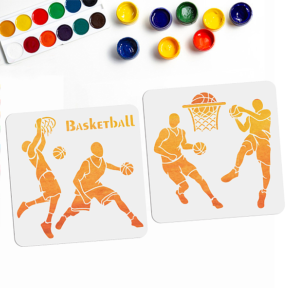 PandaHall 2Pcs 2 Styles PET Hollow Out Drawing Painting Stencils, for DIY Scrapbook, Photo Album, Basketball Pattern, 300x300mm, 1pc/style...
PandaHall 2Pcs 2 Styles PET Hollow Out Drawing Painting Stencils, for DIY Scrapbook, Photo Album, Basketball Pattern, 300x300mm, 1pc/style...