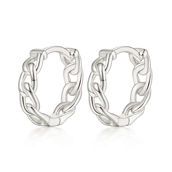 PandaHall Rhodium Plated 925 Sterling Silver Hoop Earrings, Platinum, 11mm Sterling Silver
PandaHall Rhodium Plated 925 Sterling Silver Hoop Earrings, Platinum, 11mm Sterling Silver