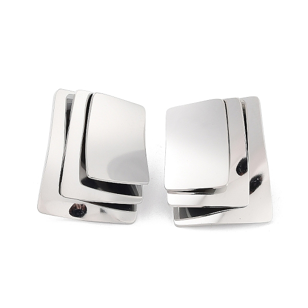 PandaHall 304 Stainless Steel Stud Earring, Rectangle, Stainless Steel Color, 23x19mm 304 Stainless Steel Rectangle
PandaHall 304 Stainless Steel Stud Earring, Rectangle, Stainless Steel Color, 23x19mm 304 Stainless Steel Rectangle