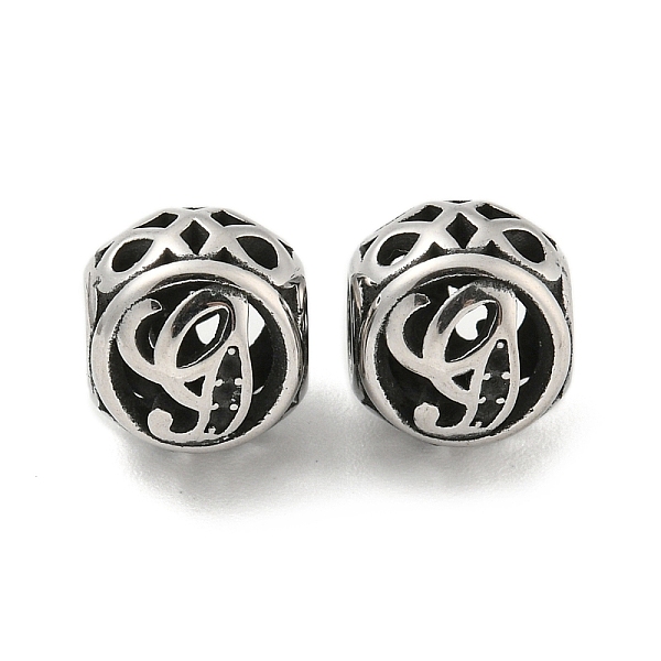 PandaHall 304 Stainless Steel Beads Rhinestone Settings, Large Hole Beads, Round, Letter G, 9.5x8.5x9.5mm, Hole: 4mm, Fit for 0.8mm...
PandaHall 304 Stainless Steel Beads Rhinestone Settings, Large Hole Beads, Round, Letter G, 9.5x8.5x9.5mm, Hole: 4mm, Fit for 0.8mm...