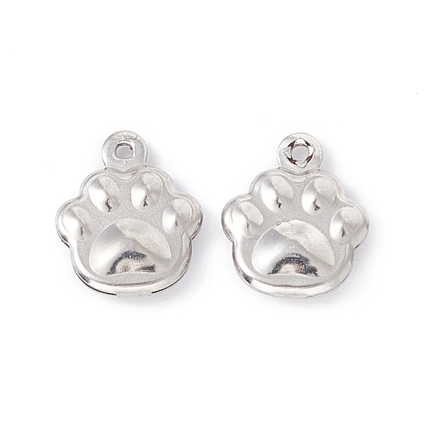 PandaHall 304 Stainless Steel Charms, Footprint, Stainless Steel Color, 12x10x3mm, Hole: 1mm 304 Stainless Steel Body
PandaHall 304 Stainless Steel Charms, Footprint, Stainless Steel Color, 12x10x3mm, Hole: 1mm 304 Stainless Steel Body