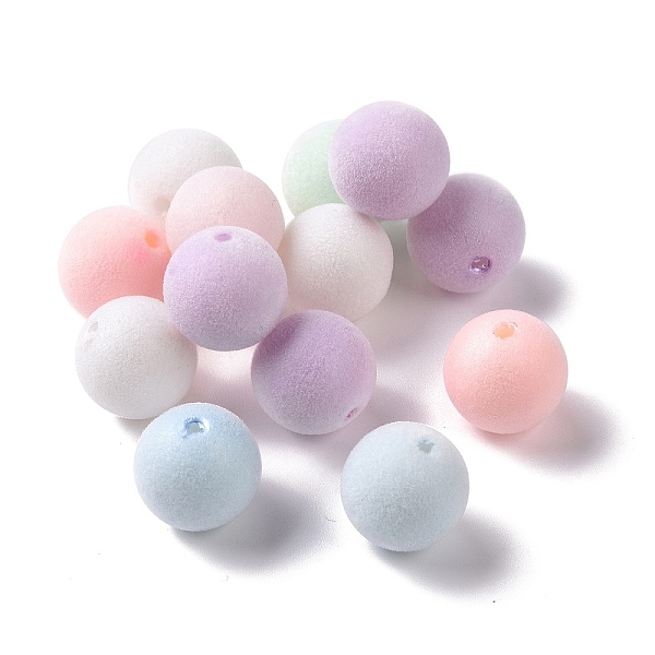 PandaHall Flocky ABS Plastic Beads, Round, Mixed Color, 16mm, Hole: 2mm ABS Plastic Round Multicolor
PandaHall Flocky ABS Plastic Beads, Round, Mixed Color, 16mm, Hole: 2mm ABS Plastic Round Multicolor