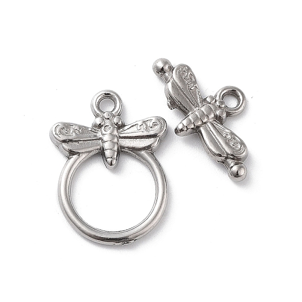 PandaHall Ion Plating(IP) 304 Stainless Steel Toggle Clasps, Butterfly, Stainless Steel Color, 19x14x2mm, Hole: 1.6mm, Bar: 10x17.5x2mm...
PandaHall Ion Plating(IP) 304 Stainless Steel Toggle Clasps, Butterfly, Stainless Steel Color, 19x14x2mm, Hole: 1.6mm, Bar: 10x17.5x2mm...