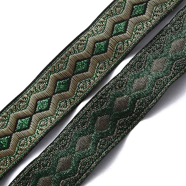 PandaHall Ethnic Style Polyester Ribbon, Jacquard Ribbon, Tyrolean Ribbon, Rhombus Pattern, Dark Green, 3/4 inch(20mm), about 7.66 Yards...
PandaHall Ethnic Style Polyester Ribbon, Jacquard Ribbon, Tyrolean Ribbon, Rhombus Pattern, Dark Green, 3/4 inch(20mm), about 7.66 Yards...