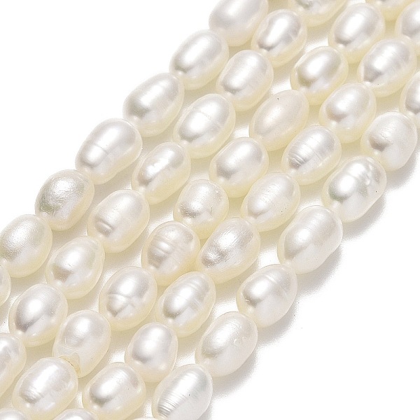 PandaHall Natural Cultured Freshwater Pearl Beads Strands, Rice, Linen, 6.5~8x4~5mm, Hole: 0.6mm, about 54~56pcs/strand, 14.17''(36cm) Pearl..., Brown
PandaHall Natural Cultured Freshwater Pearl Beads Strands, Rice, Linen, 6.5~8x4~5mm, Hole: 0.6mm, about 54~56pcs/strand, 14.17''(36cm) Pearl..., Brown