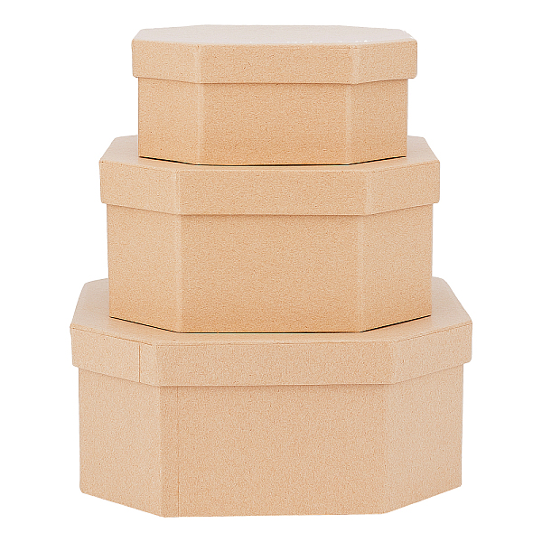 PandaHall Paper Cardboard Jewelry Boxes, for Necklace, Earring, Stud, Rhombus, Peru, 13.5~19x13.5~19x5.5~8.2cm, 3pcs/set Paper Rhombus Brown
PandaHall Paper Cardboard Jewelry Boxes, for Necklace, Earring, Stud, Rhombus, Peru, 13.5~19x13.5~19x5.5~8.2cm, 3pcs/set Paper Rhombus Brown