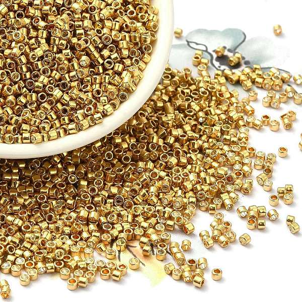 PandaHall Electroplate Glass Seed Beads, Metallic Colours, Cylinder, Golden Plated, 2x1.5mm, Hole: 1mm, about 58967pcs/pound Czech Glass
PandaHall Electroplate Glass Seed Beads, Metallic Colours, Cylinder, Golden Plated, 2x1.5mm, Hole: 1mm, about 58967pcs/pound Czech Glass
