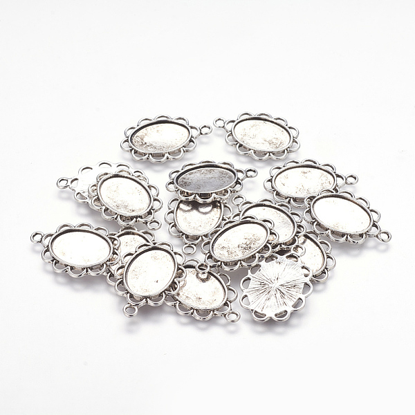 PandaHall Oval Zinc Alloy Pendant Bezel Cabochon Settings, Antique Silver, 29x20x2mm, Hole: 2mm, Tray: 13x18mm Alloy Oval
PandaHall Oval Zinc Alloy Pendant Bezel Cabochon Settings, Antique Silver, 29x20x2mm, Hole: 2mm, Tray: 13x18mm Alloy Oval