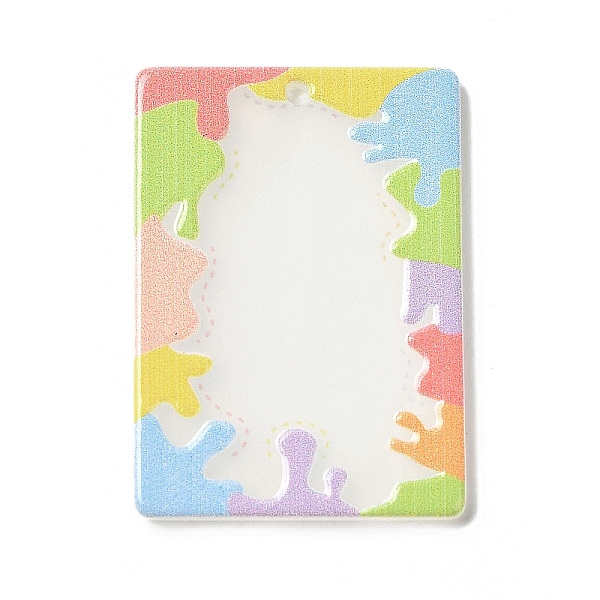 PandaHall Acrylic Pendant, Rectangle, Colorful, 34.5x24.5x2.5mm, Hole: 1.6mm Acrylic Rectangle
PandaHall Acrylic Pendant, Rectangle, Colorful, 34.5x24.5x2.5mm, Hole: 1.6mm Acrylic Rectangle