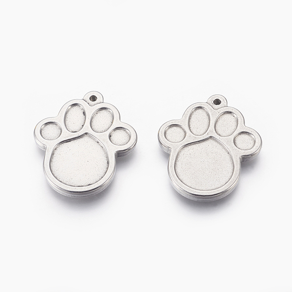 PandaHall 304 Stainless Steel Pendants, Dog Footprint, Stainless Steel Color, 29x24.5x2.8mm, Hole: 1.5mm 304 Stainless Steel Dog
PandaHall 304 Stainless Steel Pendants, Dog Footprint, Stainless Steel Color, 29x24.5x2.8mm, Hole: 1.5mm 304 Stainless Steel Dog