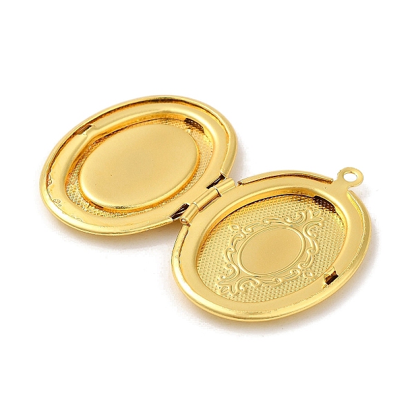 PandaHall Rack Plating Brass Locket Pendants, Cabochon Settings, Long-Lasting Plated, Oval Charm, Real 18K Gold Plated, 33.5x24x5mm, Inner...
PandaHall Rack Plating Brass Locket Pendants, Cabochon Settings, Long-Lasting Plated, Oval Charm, Real 18K Gold Plated, 33.5x24x5mm, Inner...