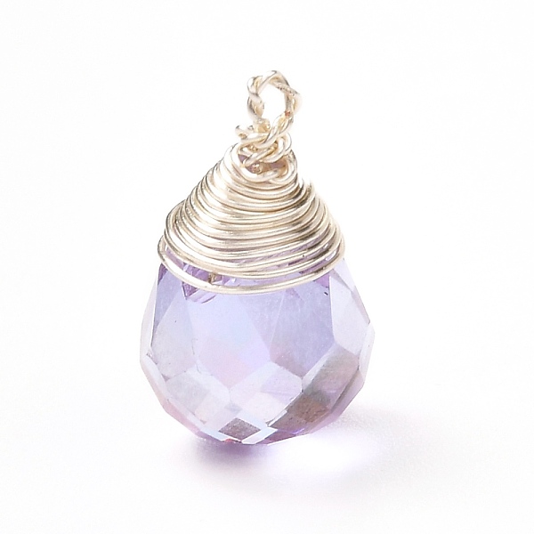 PandaHall Transparent Glass Charms, with Eco-Friendly Copper Wire, Faceted, Teardrop, Mixed Color, 13x8mm, Hole: 1.2~1.8mm Glass Teardrop..., Multicolor
PandaHall Transparent Glass Charms, with Eco-Friendly Copper Wire, Faceted, Teardrop, Mixed Color, 13x8mm, Hole: 1.2~1.8mm Glass Teardrop..., Multicolor