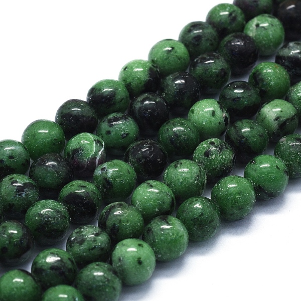PandaHall Natural Ruby in Zoisite Beads Strands, Round, 10mm, Hole: 1mm, about 39~40pcs/Strand, 15.35 inch(39cm) Ruby in Zoisite Round
PandaHall Natural Ruby in Zoisite Beads Strands, Round, 10mm, Hole: 1mm, about 39~40pcs/Strand, 15.35 inch(39cm) Ruby in Zoisite Round