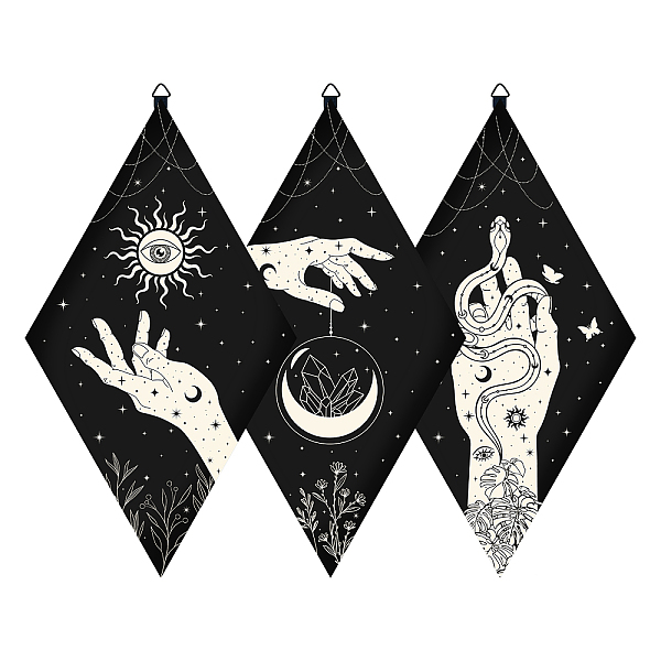 PandaHall CRASPIRE Wooden Wall Decorations Boho 3pcs Black Wooden Pendulum Board Hand Sun Eye Moon Crystal Snake Wall Hanging Ornament...
PandaHall CRASPIRE Wooden Wall Decorations Boho 3pcs Black Wooden Pendulum Board Hand Sun Eye Moon Crystal Snake Wall Hanging Ornament...