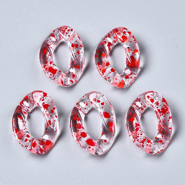 PandaHall Transparent Spray Paint Acrylic Linking Rings, Quick Link Connectors, for Curb Chains Making, Twist, Red, 29.5x20x6mm, Inner...
PandaHall Transparent Spray Paint Acrylic Linking Rings, Quick Link Connectors, for Curb Chains Making, Twist, Red, 29.5x20x6mm, Inner...