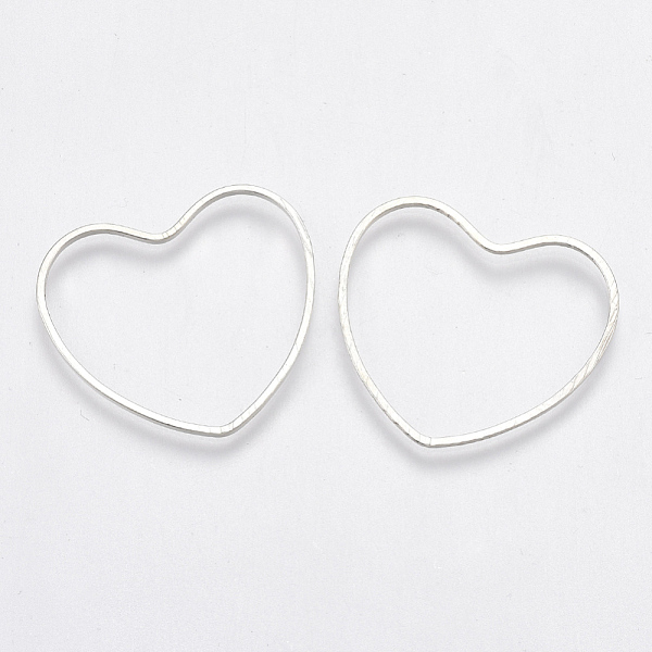 PandaHall Brass Linking Rings, Nickel Free, Heart, Platinum, 24x26x1mm, Inner Measure: 19.5x24.5mm Brass Heart
PandaHall Brass Linking Rings, Nickel Free, Heart, Platinum, 24x26x1mm, Inner Measure: 19.5x24.5mm Brass Heart