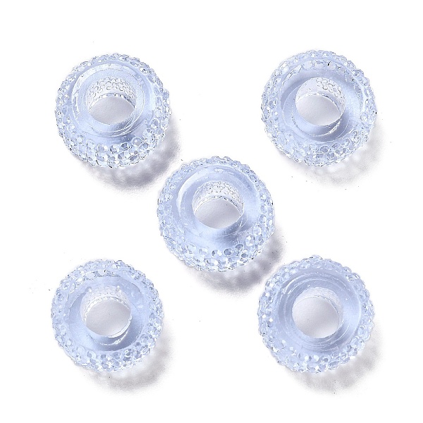 PandaHall Transparent Resin European Beads, Large Hole Beads, Textured Rondelle, Lavender, 12x6.5mm, Hole: 5mm Resin Rondelle Purple
PandaHall Transparent Resin European Beads, Large Hole Beads, Textured Rondelle, Lavender, 12x6.5mm, Hole: 5mm Resin Rondelle Purple