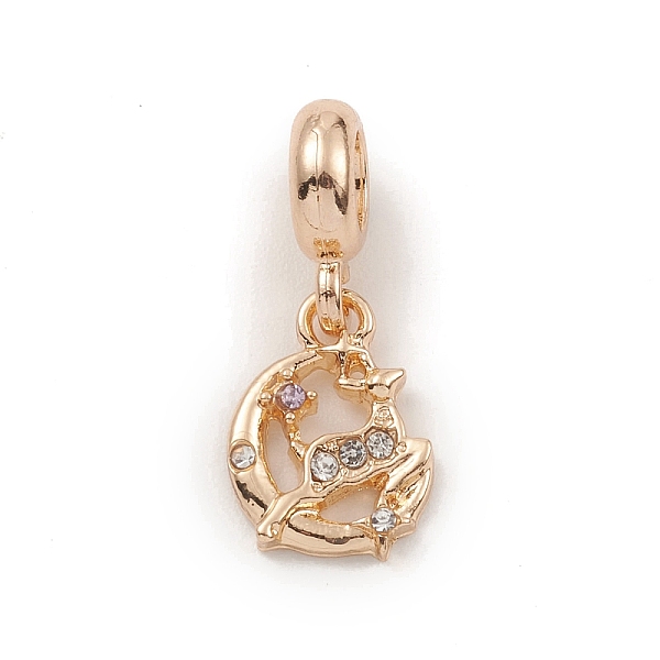 PandaHall Alloy Rhinestone European Dangle Charms, Large Hole Pendants, Christmas Reindeer/Stag, Light Gold, 24mm, Hole: 4.6mm, Reindeer..., Clear
PandaHall Alloy Rhinestone European Dangle Charms, Large Hole Pendants, Christmas Reindeer/Stag, Light Gold, 24mm, Hole: 4.6mm, Reindeer..., Clear