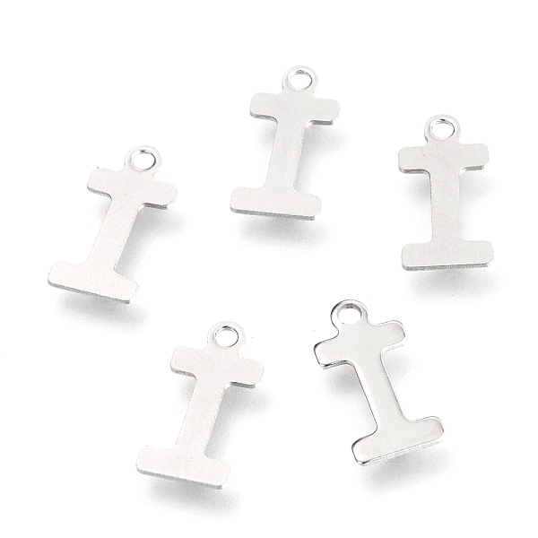 PandaHall 201 Stainless Steel Charms, Alphabet, Letter.I, 12x6x0.6mm, Hole: 1.2mm 201 Stainless Steel Letter I
PandaHall 201 Stainless Steel Charms, Alphabet, Letter.I, 12x6x0.6mm, Hole: 1.2mm 201 Stainless Steel Letter I