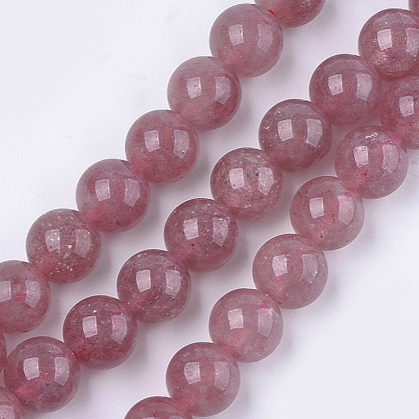 PandaHall Natural Strawberry Quartz Beads Strands, Round, 10mm, Hole: 1mm, about 38~39pcs/strand, 15.3 inch Strawberry Quartz Round
PandaHall Natural Strawberry Quartz Beads Strands, Round, 10mm, Hole: 1mm, about 38~39pcs/strand, 15.3 inch Strawberry Quartz Round