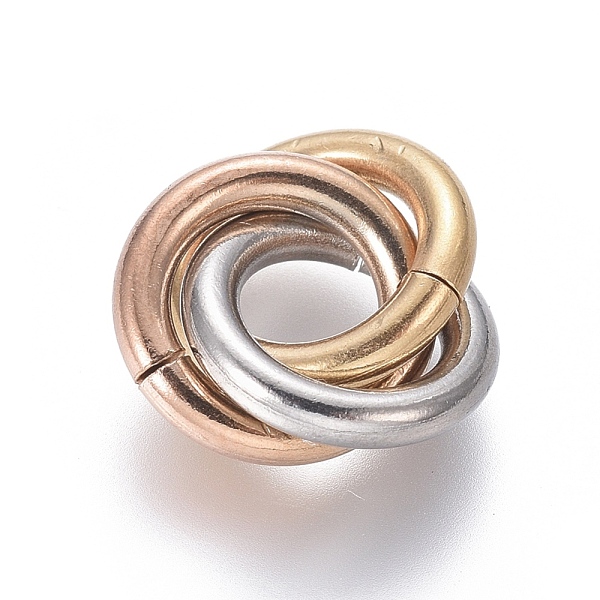 PandaHall Ion Plating(IP) 304 Stainless Steel Linking Rings, Interlocking Ring, for Necklace Making, Multi-color, 14x12.5x4.5mm, Ring...
PandaHall Ion Plating(IP) 304 Stainless Steel Linking Rings, Interlocking Ring, for Necklace Making, Multi-color, 14x12.5x4.5mm, Ring...