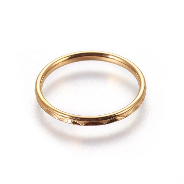 PandaHall 304 Stainless Steel Finger Rings, Golden, Size 6, 16mm 304 Stainless Steel
PandaHall 304 Stainless Steel Finger Rings, Golden, Size 6, 16mm 304 Stainless Steel