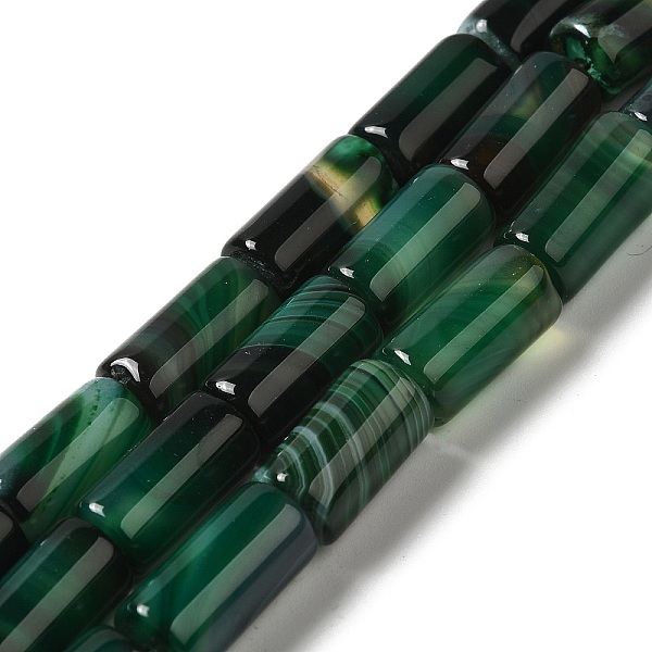 PandaHall Natural Agate Beads Strands, Dyed & Heated, Column, Dark Green, 8~8.5x14.5~16mm, Hole: 1.6mm, about 12pcs/strand, 7.20~7.48''...
PandaHall Natural Agate Beads Strands, Dyed & Heated, Column, Dark Green, 8~8.5x14.5~16mm, Hole: 1.6mm, about 12pcs/strand, 7.20~7.48''...